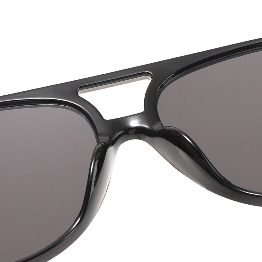 Unisex Techsuit 98061 Sunglasses, UV Protection, Black Gray