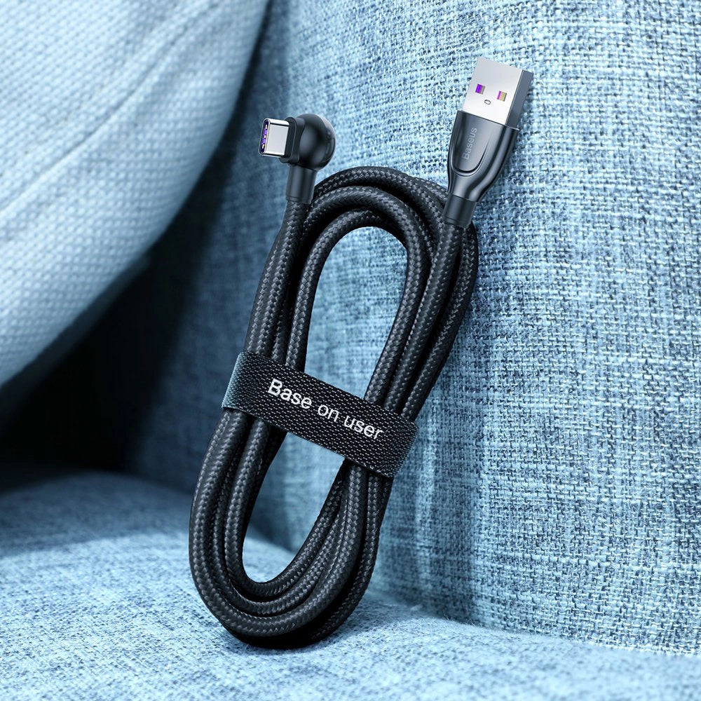 Διοργανωτής Καλωδίων Baseus Circle, Velcro, 1m, Μαύρος ACMGT-E01