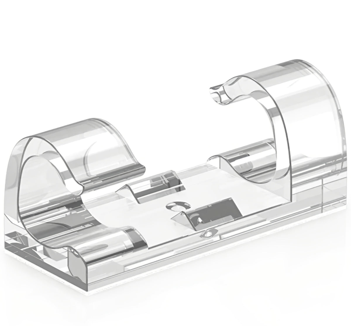 CableCreation CT1001 Cable Organizer, Set of 50, Transparent
