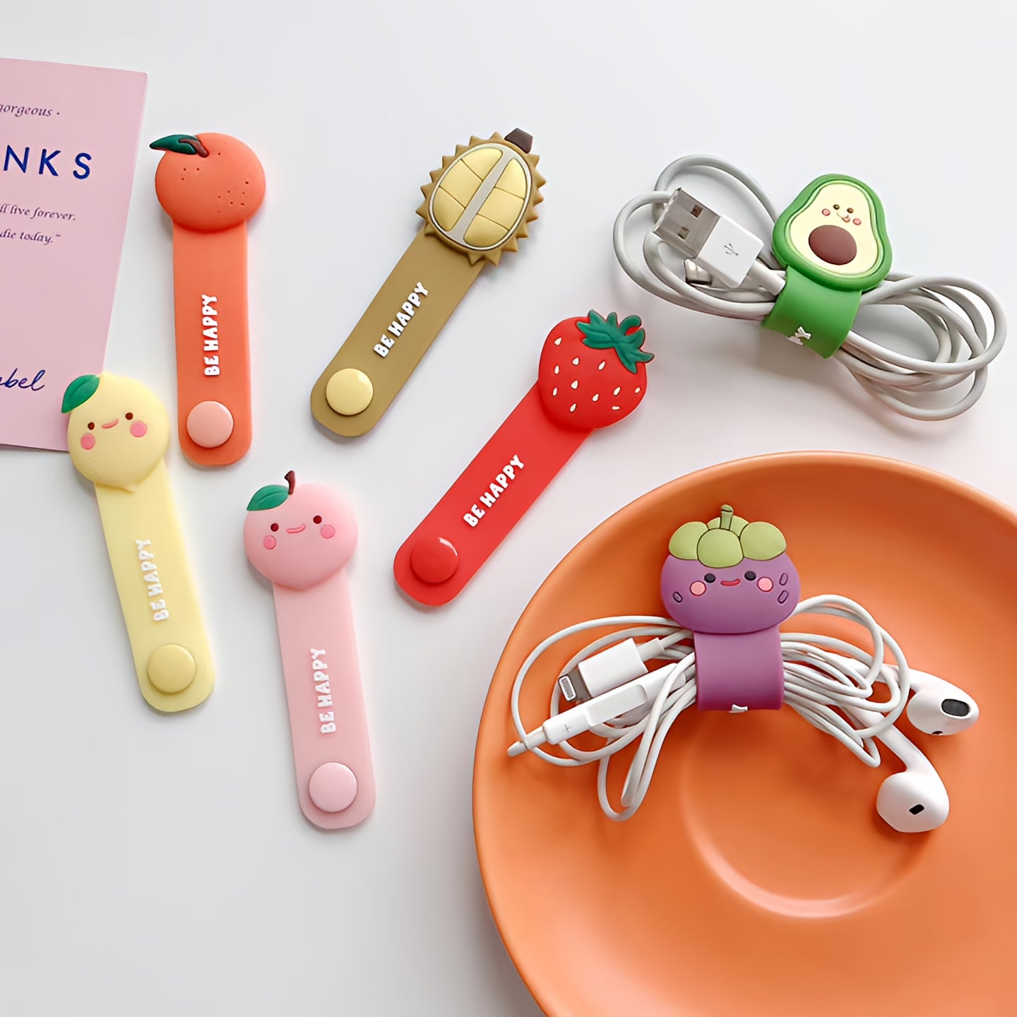 OEM Pixie Blueberry Cable Organizer, Multicolor