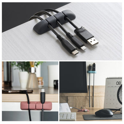 Οργανωτής Καλωδίων Ringke, Σετ 4 τεμαχίων, Μαύρο