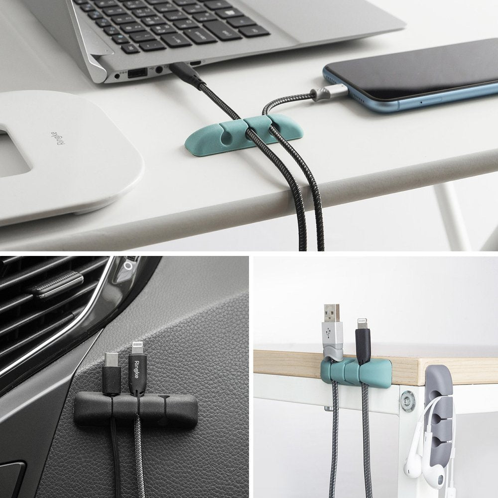 Οργανωτής Καλωδίων Ringke, Σετ 4 τεμαχίων, Μαύρο