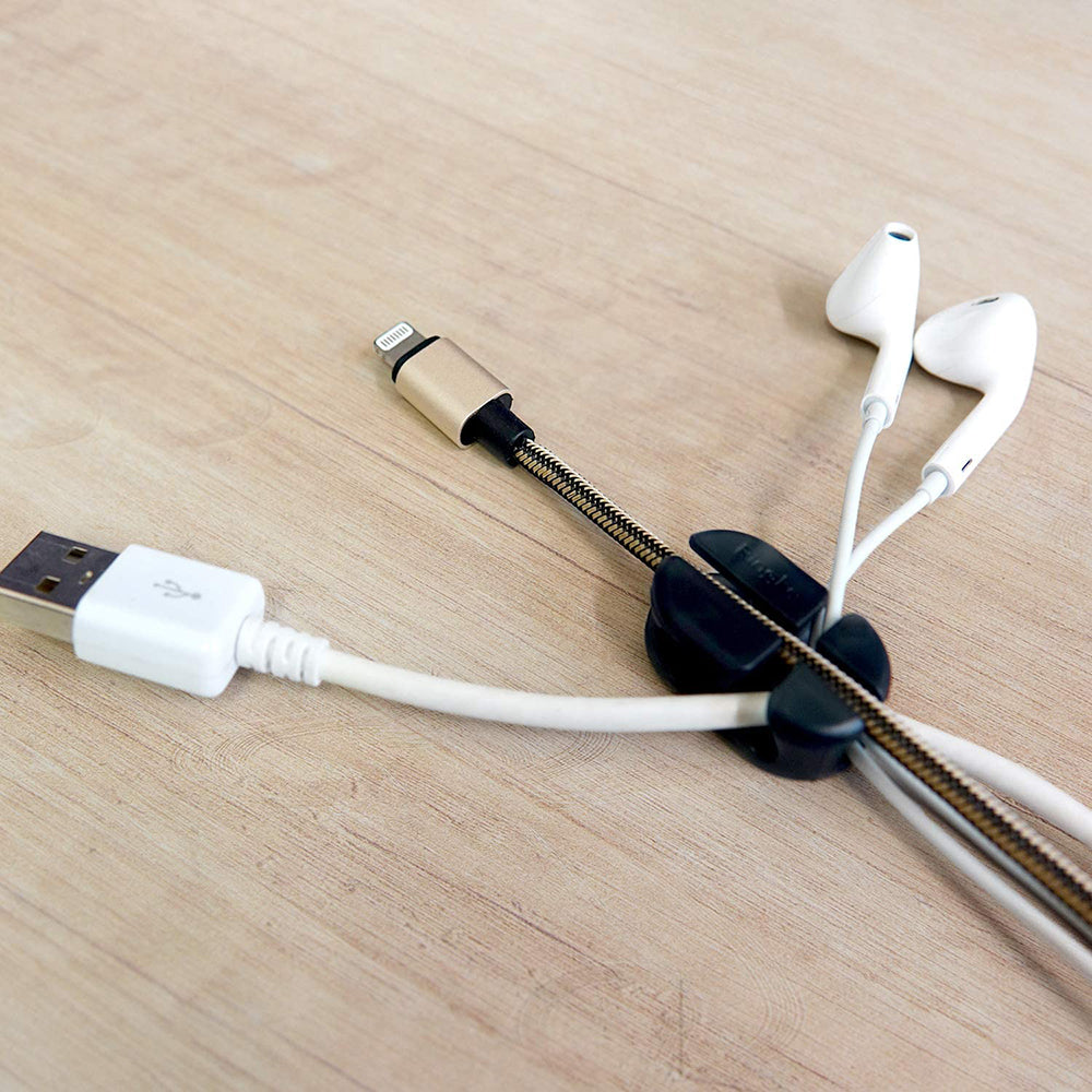 Οργανωτής Καλωδίων Ringke, Σετ 6 τεμαχίων, Μαύρο