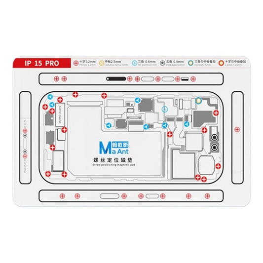 Μαγνητικό Ταπέτο Βιδών MaAnt για Apple iPhone 15 Pro / 15 Pro Max