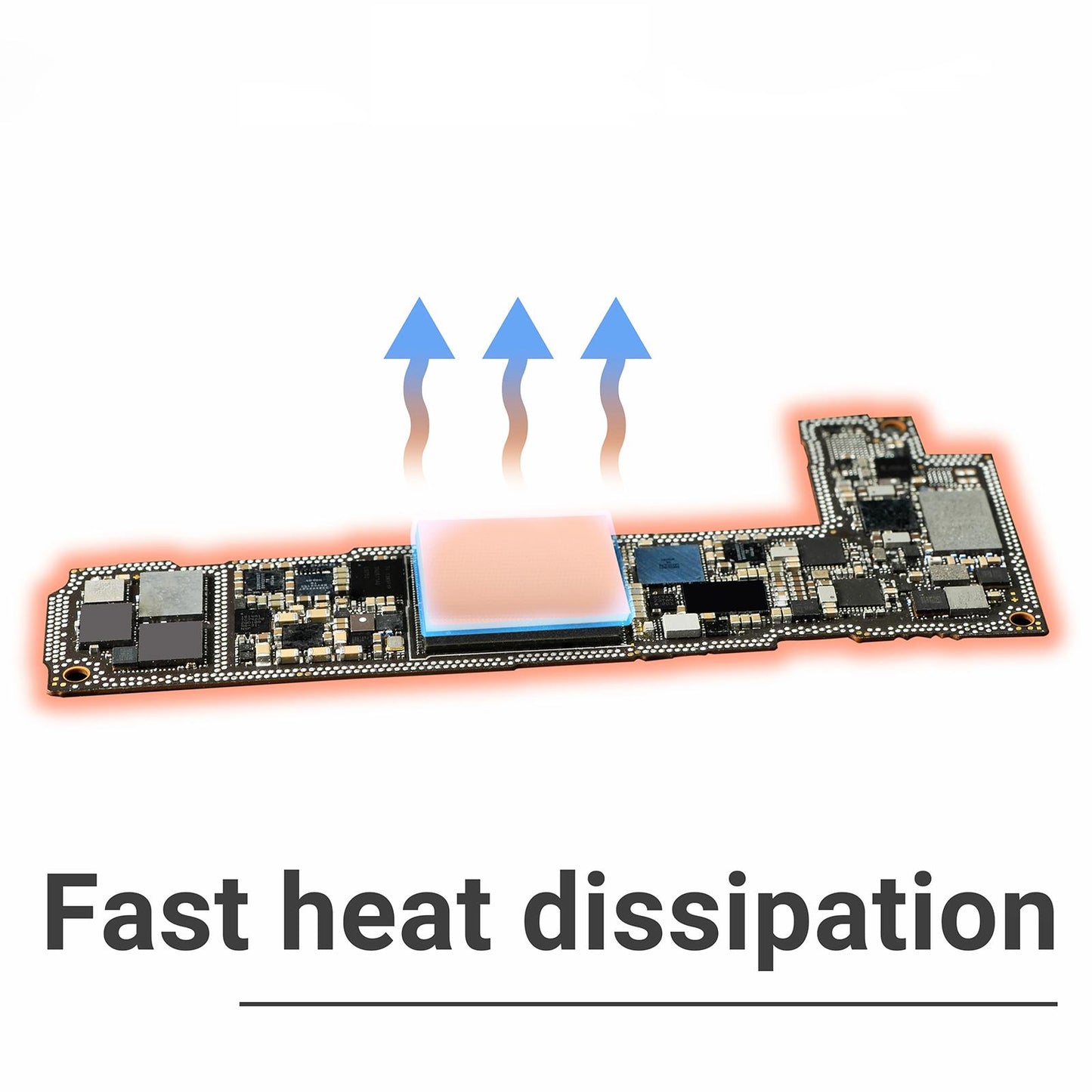 Thermal Conductive Pad 2UUL SC09, 17mm x 15mm x 1.5mm, Set of 50 pieces
