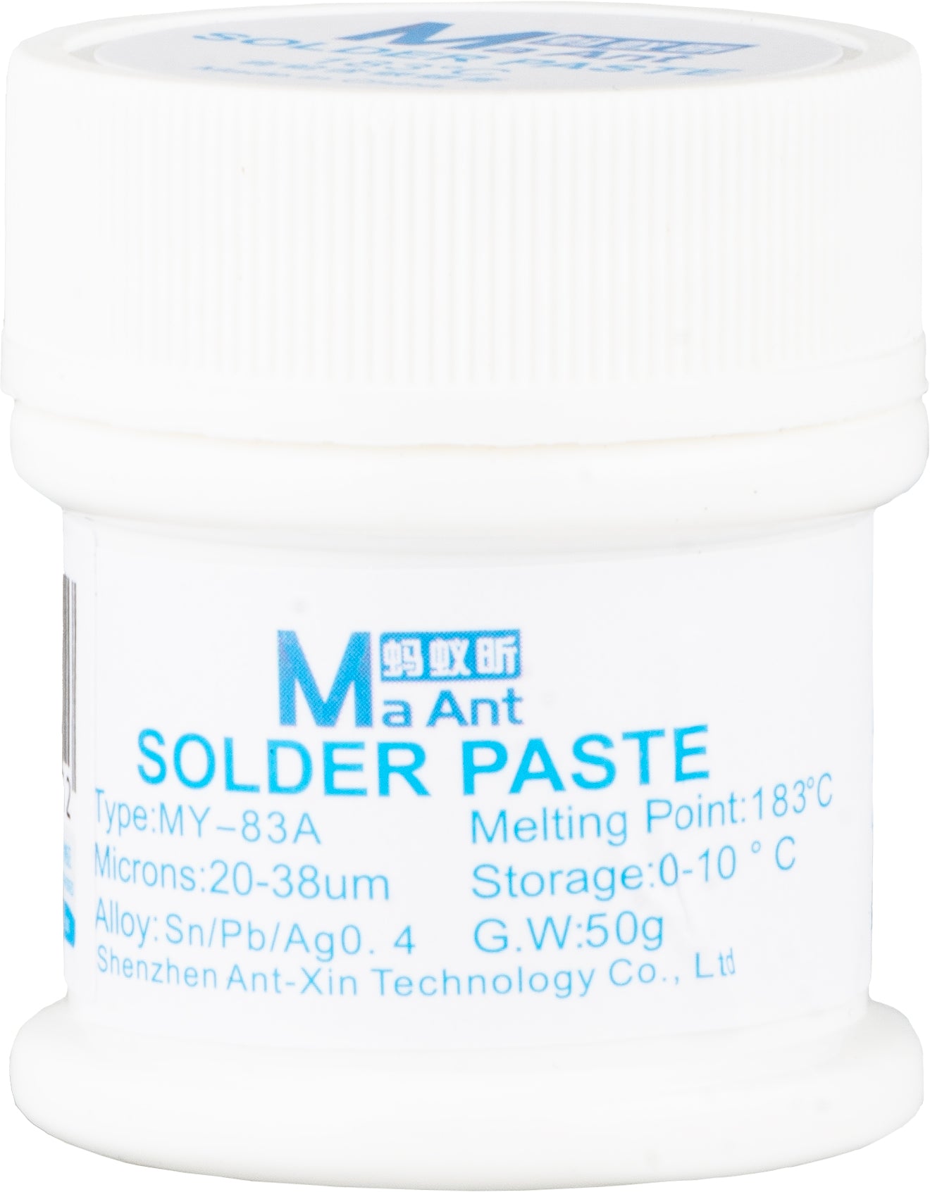 Πάστα Φλούδωρ MaAnt MY-83A, 50g, Σημείο Τήξης 183 Βαθμοί