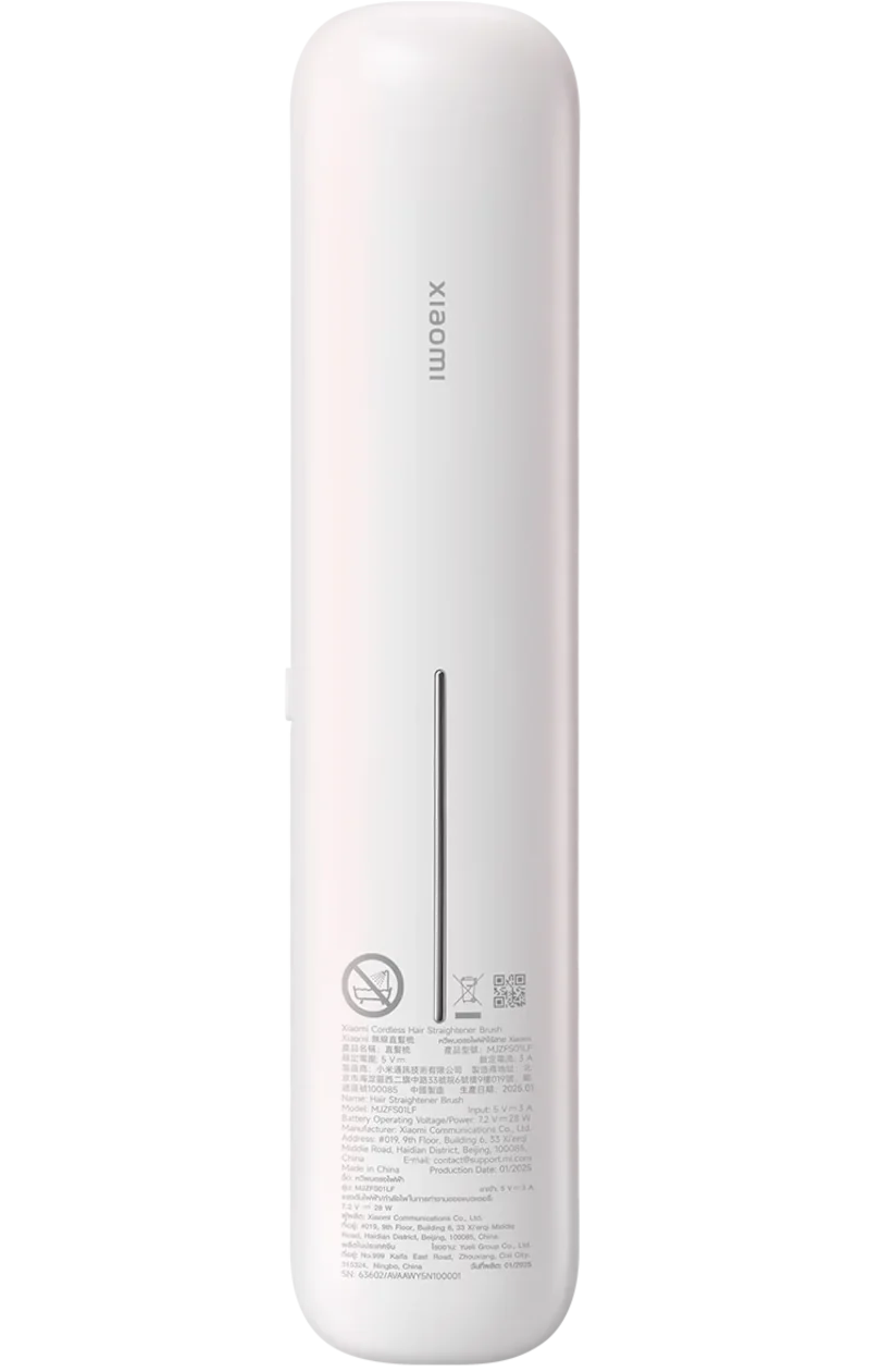 Ηλεκτρική Βούρτσα Xiaomi για Ίσιωμα Μαλλιών, Λευκή BHR07RFEU