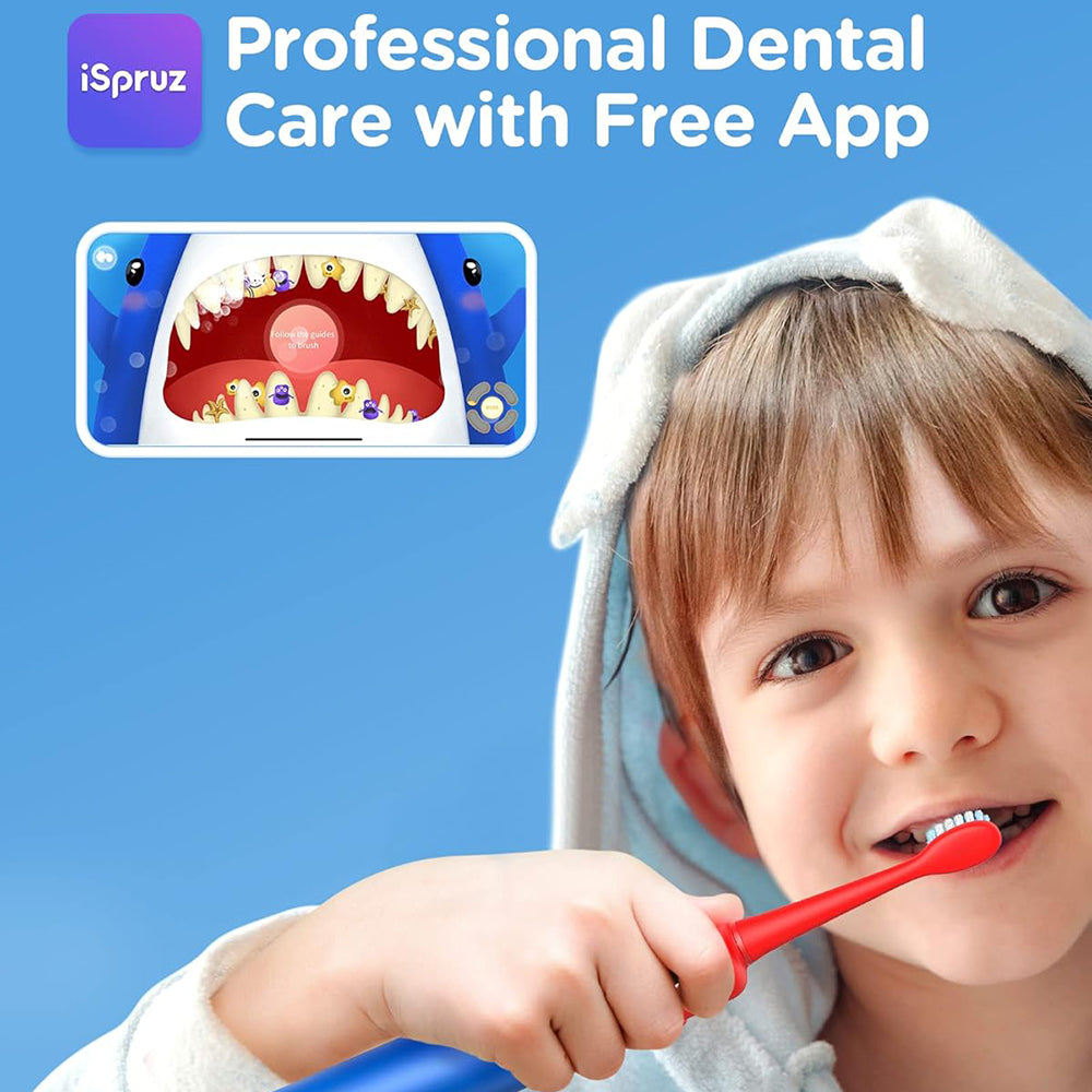 Ηλεκτρική Οδοντόβουρτσα Bitvae BVK7S Kids, Μπλε Κόκκινη