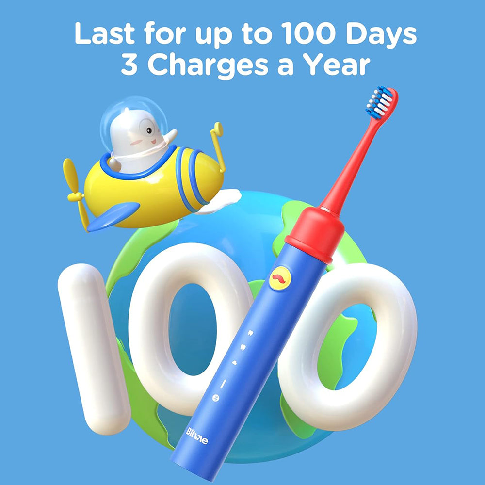 Ηλεκτρική Οδοντόβουρτσα Bitvae BVK7S Kids, Μπλε Κόκκινη