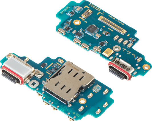 Πλακέτα με Συνδετήρα Φόρτισης - Μικρόφωνο - Μονάδα Ανάγνωσης SIM Samsung Galaxy S24 Ultra S928, Service Pack GH96-16497A