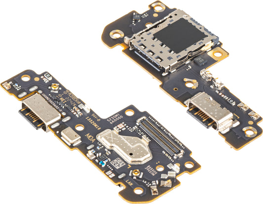 Πλακέτα με Συνδετήρα Φόρτισης - Μικρόφωνο - Μονάδα Ανάγνωσης SIM Xiaomi Redmi Note 12 Pro 5G, Service Pack 5600020M1600