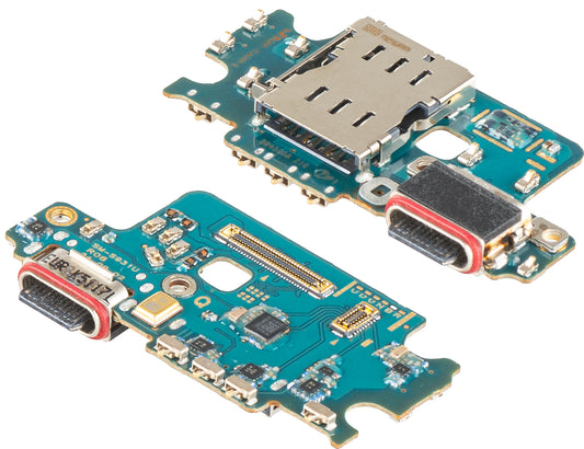 Πλακέτα με Συνδετήρα Φόρτισης - Μικρόφωνο - Μονάδα Ανάγνωσης SIM Samsung Galaxy S25 S931, Swap GH96-18238A