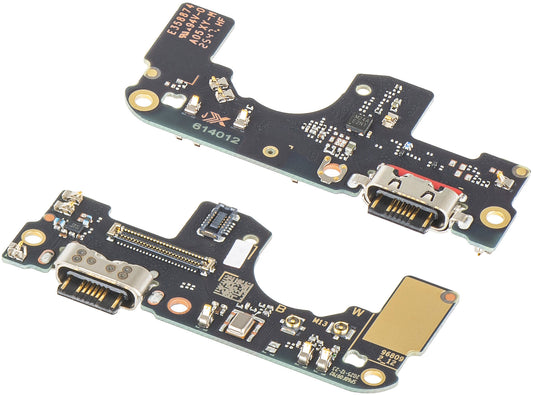 Πλακέτα με Συνδετήρα Φόρτισης - Μικρόφωνο Motorola Moto G77 / G67, Service Pack 5B28C32011