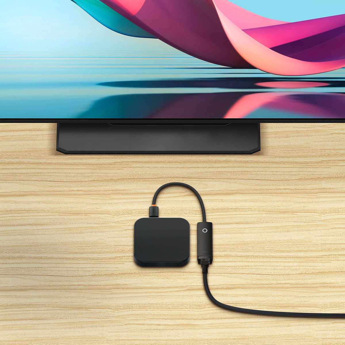 Κάρτα Δικτύου Baseus Lite, RJ45, USB, Μαύρο WKQX000001