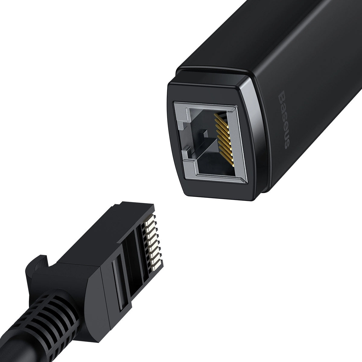 Κάρτα Δικτύου Baseus Lite, RJ45, USB, Μαύρο WKQX000001