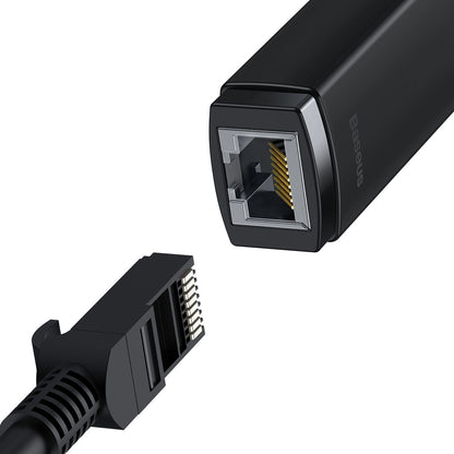 Κάρτα Δικτύου Baseus Lite, RJ45, USB, Μαύρο WKQX000001