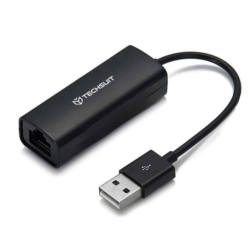 Κάρτα Δικτύου Techsuit AC19, RJ45, USB, Μαύρη