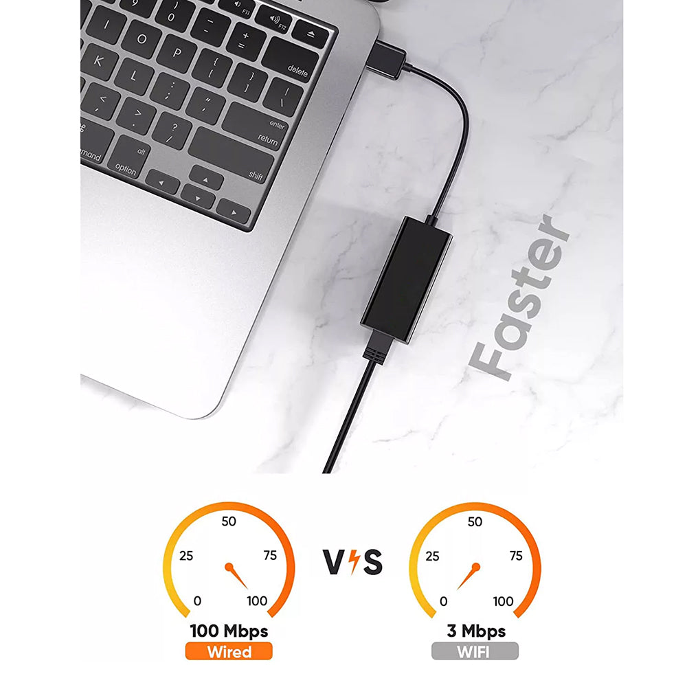 Κάρτα Δικτύου Techsuit AC19, RJ45, USB, Μαύρη