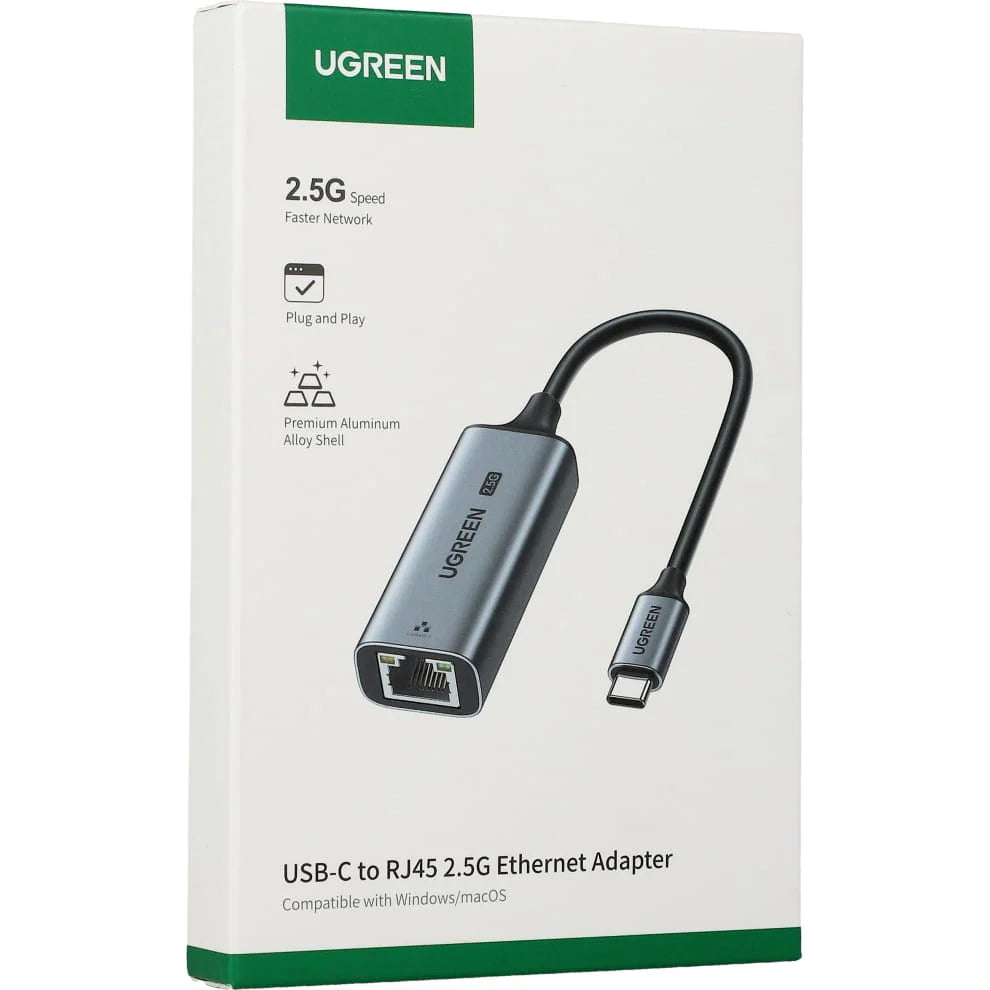 Κάρτα Δικτύου UGREEN CM648, RJ45, USB, Γκρι