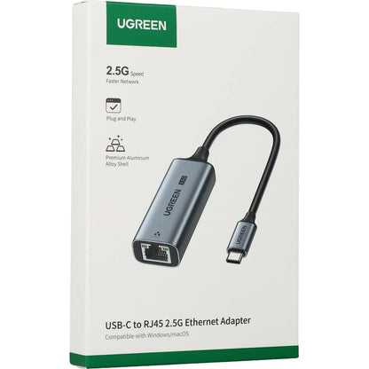 Κάρτα Δικτύου UGREEN CM648, RJ45, USB, Γκρι