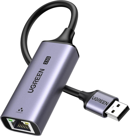 Κάρτα Δικτύου UGREEN CM648, RJ45, USB, Γκρι