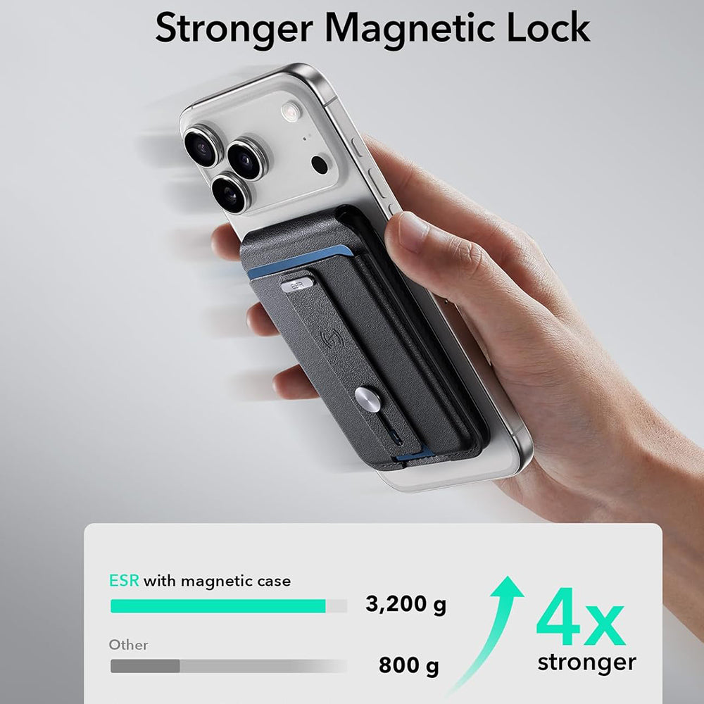 Πορτοφόλι MagSafe, ESR, Find my Wallet, Μαύρο