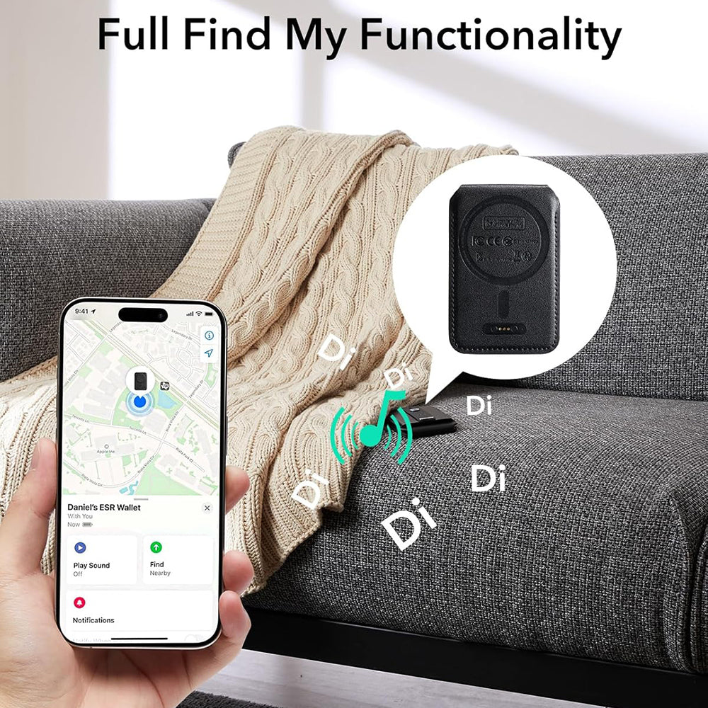 Πορτοφόλι MagSafe, ESR, Find my Wallet, Μαύρο