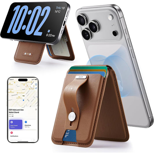 Πορτοφόλι MagSafe, ESR, Findy my Wallet 5C, Καφέ