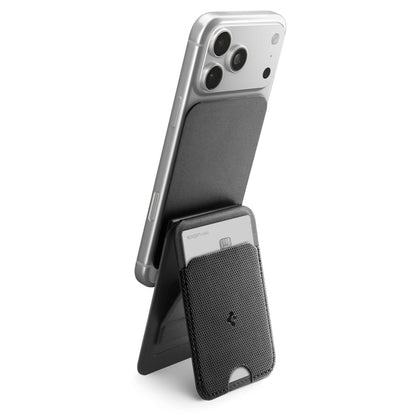MagSafe Wallet, Spigen, Slim Fold Tripod S314-3, Black