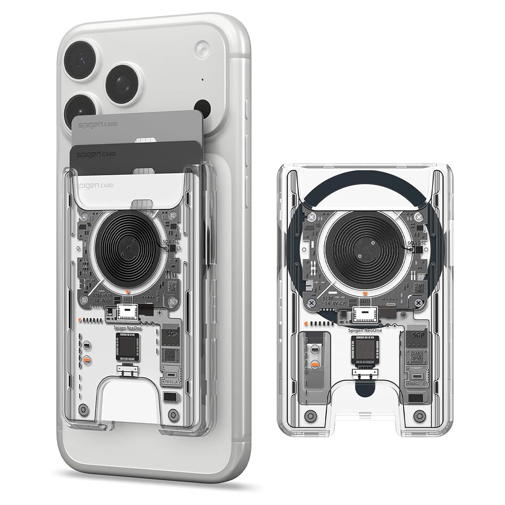 MagSafe Wallet, Spigen, Ultra Hybrid Zero One, Transparent AFA11403