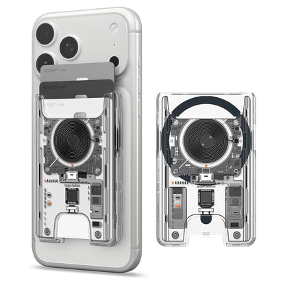MagSafe Wallet, Spigen, Ultra Hybrid Zero One, Transparent AFA11403