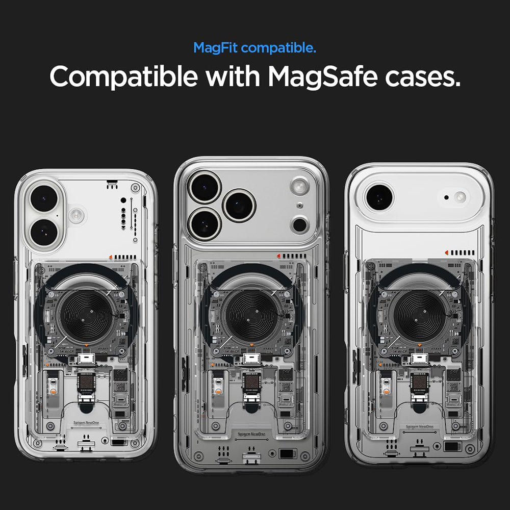 MagSafe Wallet, Spigen, Ultra Hybrid Zero One, Transparent AFA11403