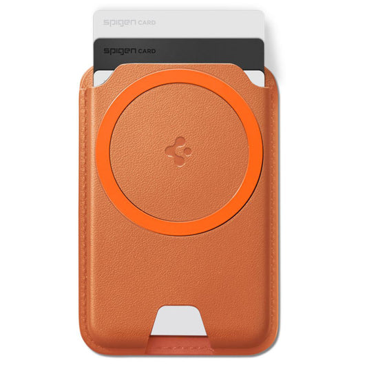 Πορτοφόλι MagSafe, Spigen, Valentinus MagFit+, Πορτοκαλί AFA11340