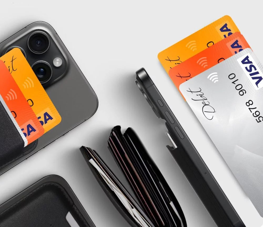 Πορτοφόλι MagSafe, Tech-Protect, Magwallet Carbon, Μαύρο