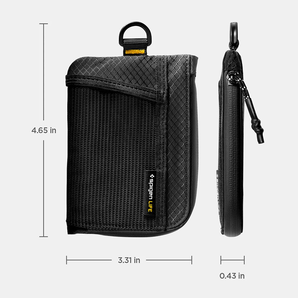 Πορτοφόλι Spigen LF300 με Προστασία RFID, Μαύρο AFA11229