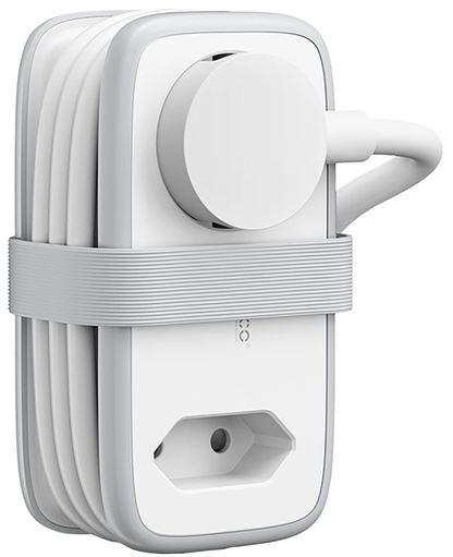 Προέκταση Orico APP, 2 x Schuko - 2 x USB-A - 1 x USB-C, Λευκό Γκρι