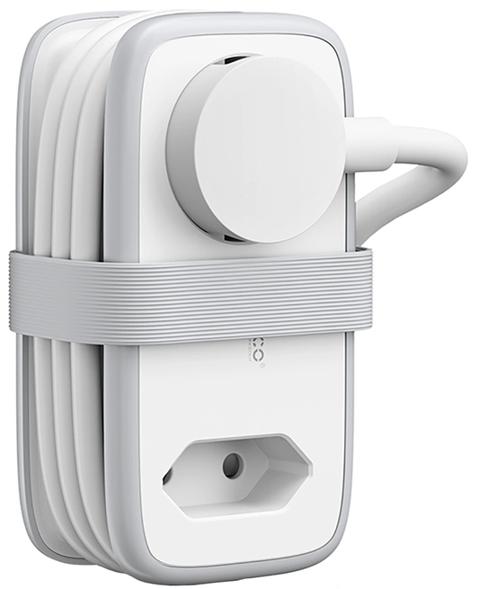 Προέκταση Orico APP, 2 x Schuko - 2 x USB-A - 1 x USB-C, Λευκό Γκρι