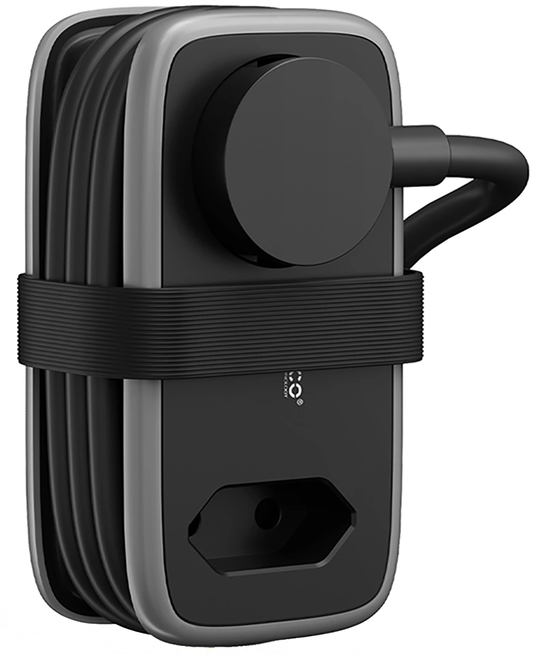 Προέκταση Orico APP, 2 x Schuko - 2 x USB-A - 1 x USB-C, Μαύρο Γκρι