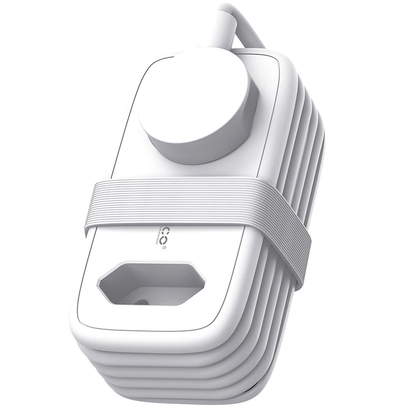 Προέκταση Orico APP, 2 x Schuko - 2 x USB-A - 1 x USB-C, Λευκό Γκρι