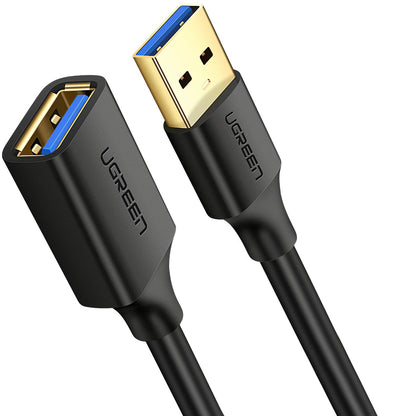 Παράταση USB 3.0 UGREEN US129, 1m, Μαύρο