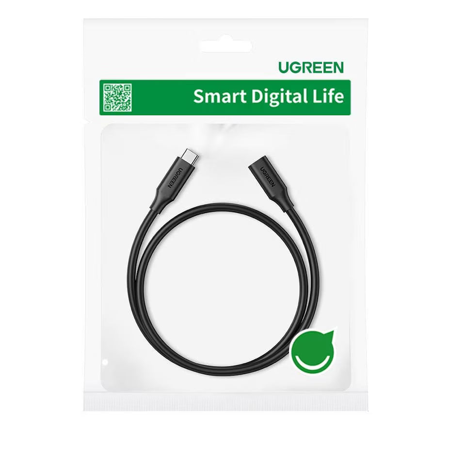 Παράταση USB-C UGREEN US353, 1m, Μαύρο