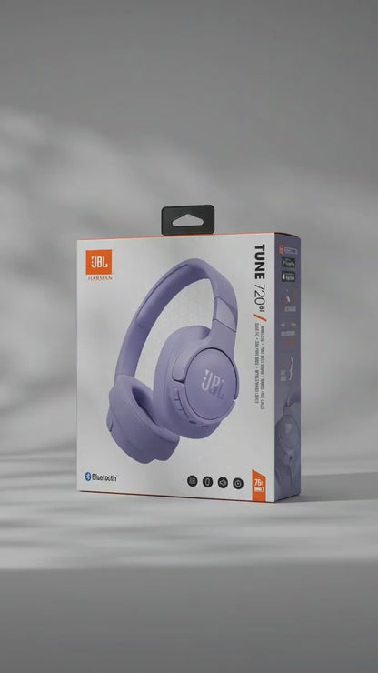Handsfree Bluetooth JBL Tune 720BT, MultiPoint, A2DP, Mov JBLT720BTPUR
