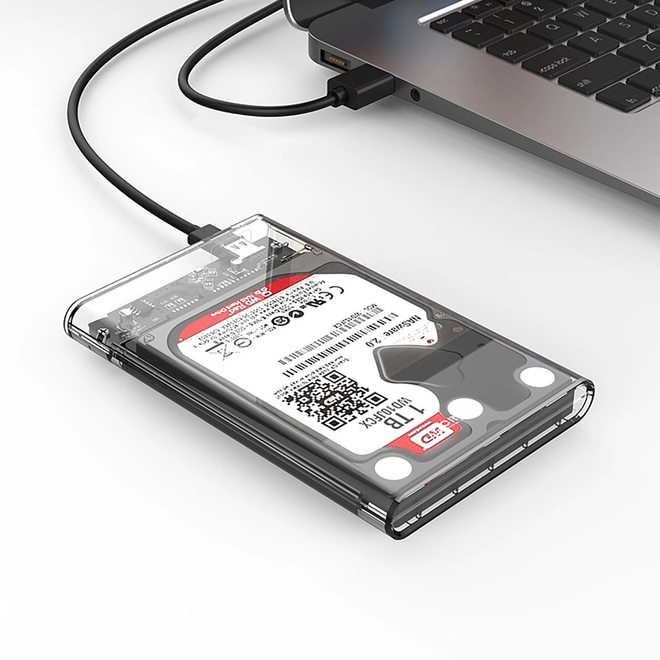 Rack Orico 2139C3 για HDD / SSD SATA 2.5 ίντσες, USB-C, Διαφανές