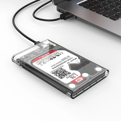 Rack Orico 2139C3 για HDD / SSD SATA 2.5 ίντσες, USB-C, Διαφανές