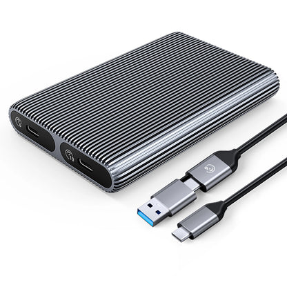 Orico AM2C3-2SN Dual Disk Rack for M.2 NVMe SSD, Gray