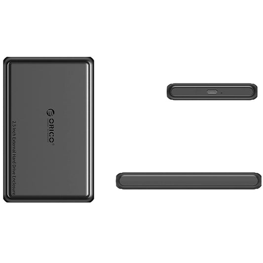Rack Orico DDL25-C3 για HDD / SSD SATA 2.5 ίντσες, USB-C, Μαύρο