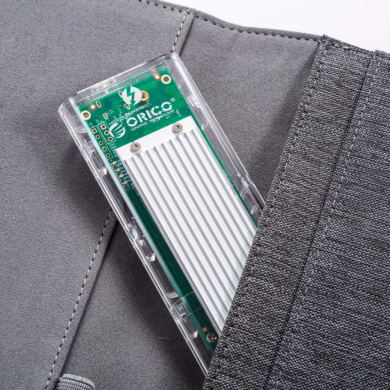 Rack Orico TCM2-C3 για SSD M.2 NVMe, Γκρι