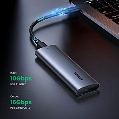 UGREEN CM400 (10902) Rack for M.2 NVMe SSD, Gray