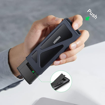 Rack UGREEN CM578 για SSD M.2 NVMe, Γκρι