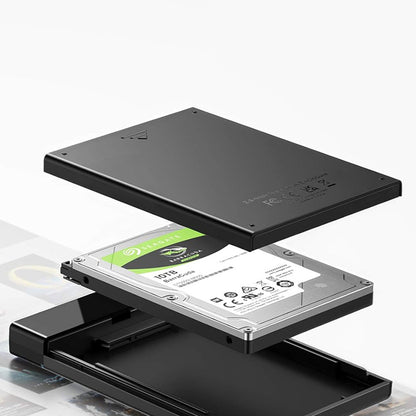 Rack UGREEN US221 (50743) για HDD / SSD SATA 2.5inch, USB-C, Μαύρο